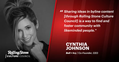 Rolling Stone Culture Council member Cynthia Johnson.