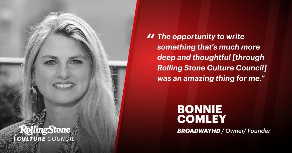 Rolling Stone Culture Council Gives Bonnie Comley a Platform for Long-Form Articles