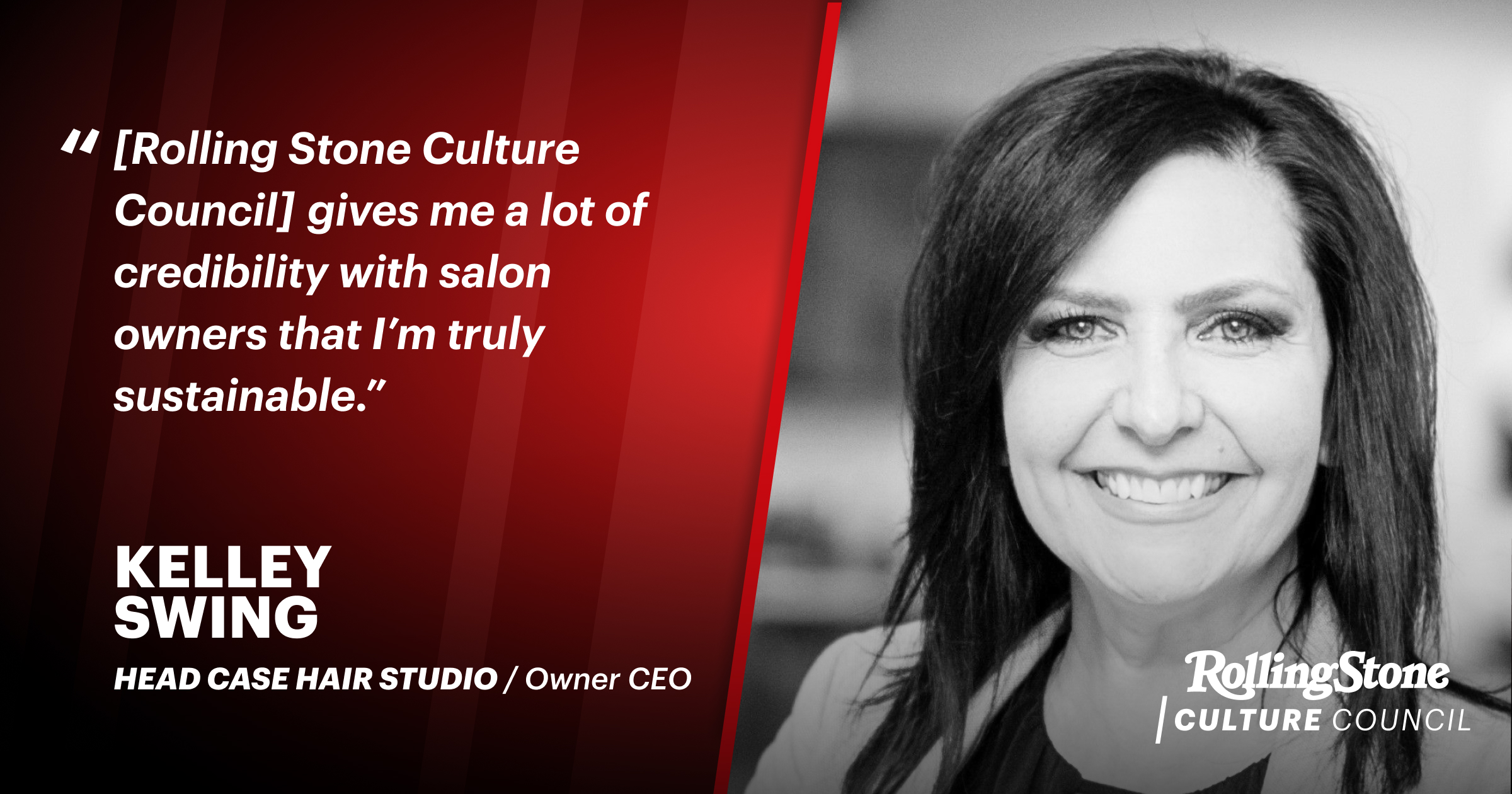 Rolling Stone Culture Council Gives Kelley Swing a Platform For Leadership on Sustainability