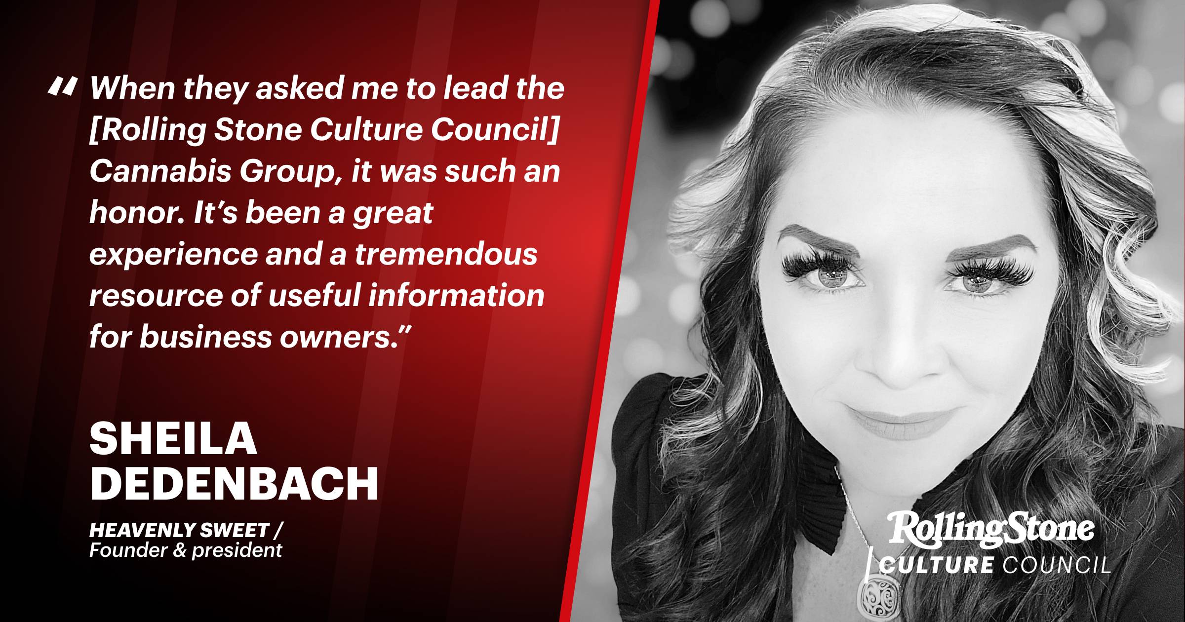 For Sheila Dedenbach, Rolling Stone Culture Council is a Source of Prestige and Validation