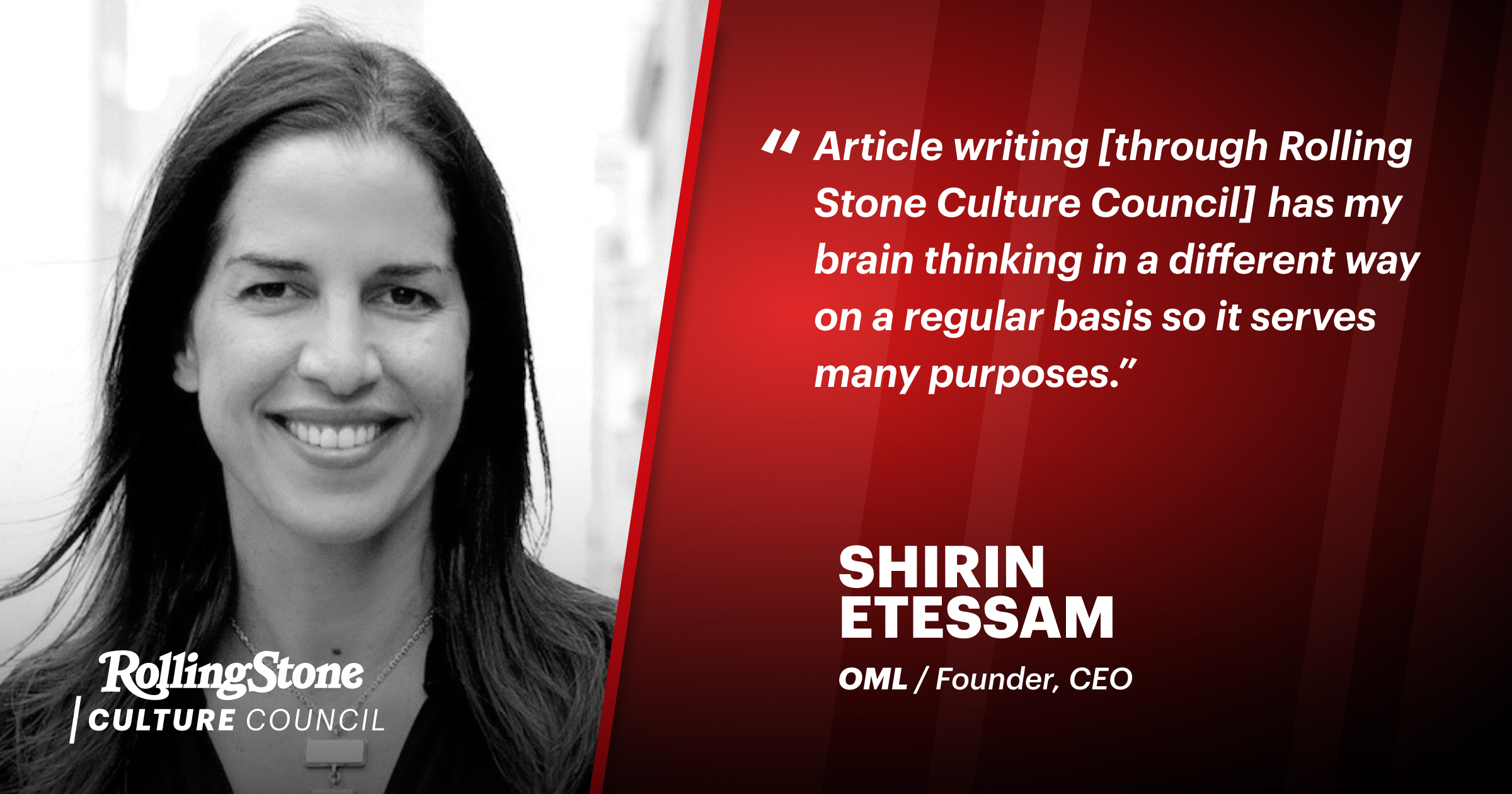 Shirin Etessam Positions Herself as a Writer and Thought Leader