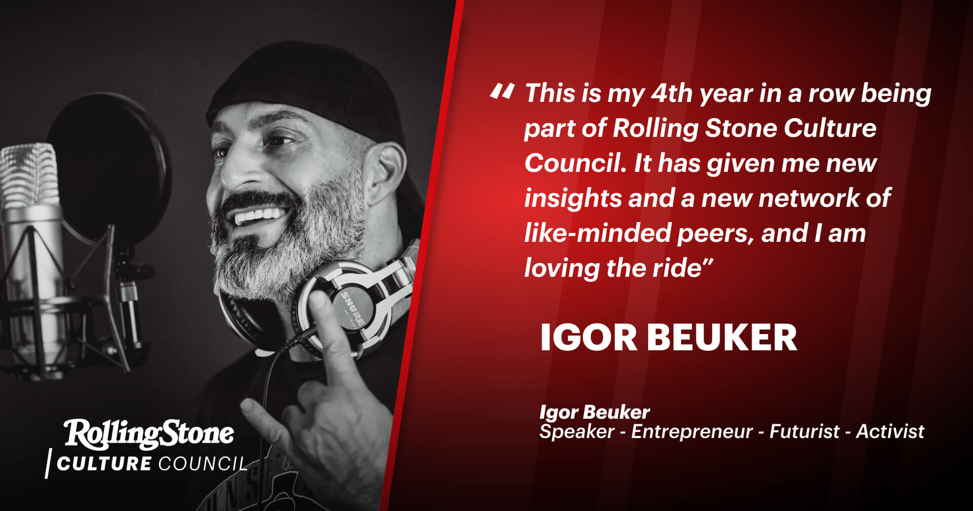Igor Beuker: From Football Fields to Global Futurist, A Rolling Stone Culture Council Member’s Journey